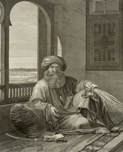 مراد بك ، من المجلد الثاني أزياء وصور بورتريه "وصف مصر" ، نقش من قبل نقولا بونس (1746-1831). تحت أوامر نابليون 1822 بواسطة أندريه دوتيرتر